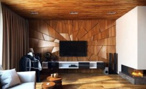 طراحی داخلی چوبی منزل